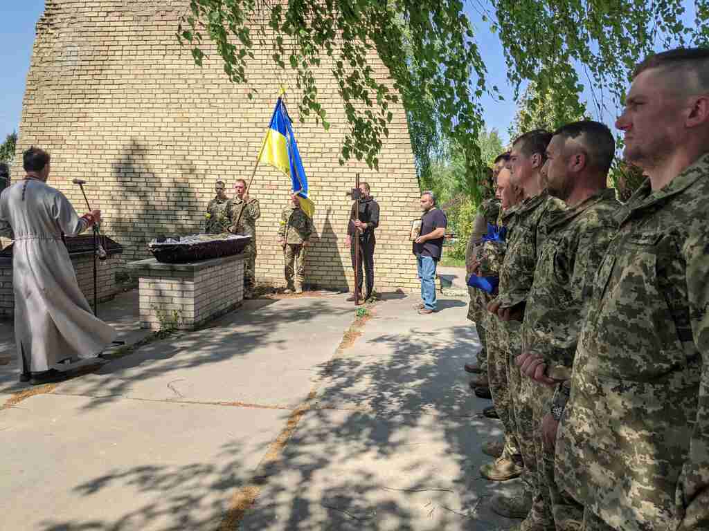 У Бучі навіки попрощалися з Героєм Максимом Яровенко (ФОТО)