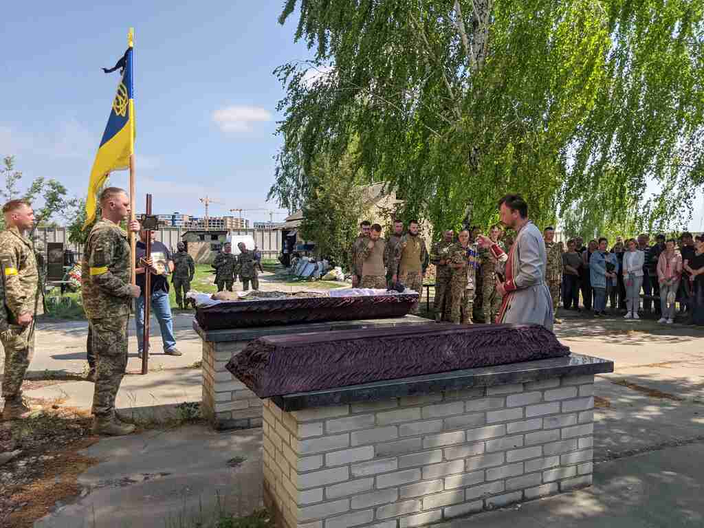 У Бучі навіки попрощалися з Героєм Максимом Яровенко (ФОТО)
