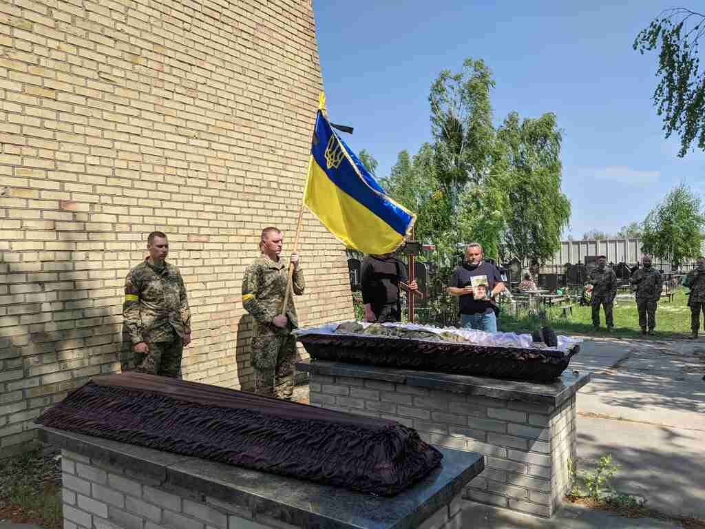 У Бучі навіки попрощалися з Героєм Максимом Яровенко (ФОТО)