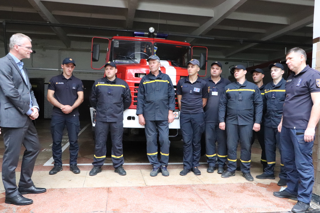 Знайомство німецької делегації з ДСНС громади (ФОТО)