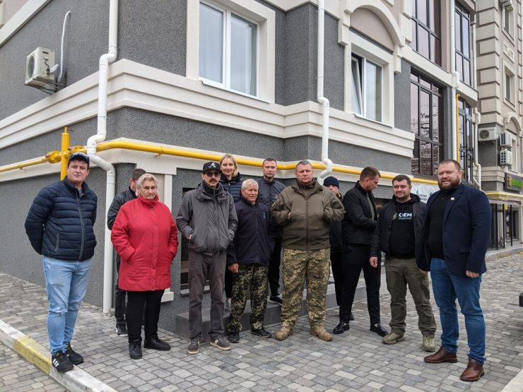 Відновлені два багатоквартирні будинки, пошкоджені рашистами (ФОТО)