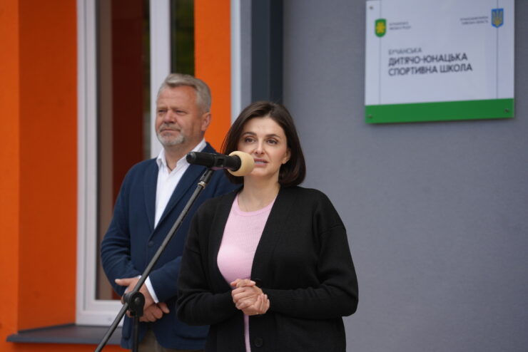 Посол Шарон Ву та Нардеп Ольга Василевська-Смаглюк