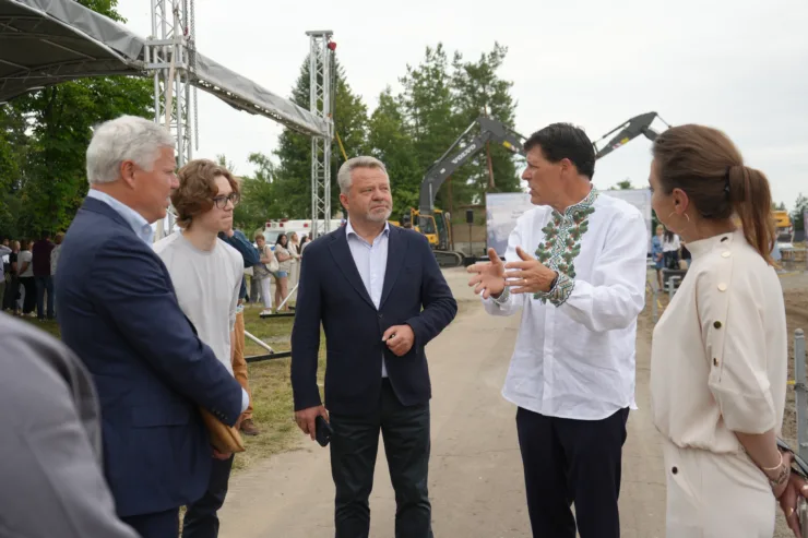 Заклали капсулу на місці будівництва Центру ментального здоров’я у Ворзелі (ФОТО)