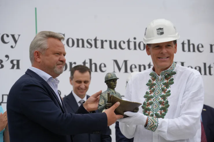 Заклали капсулу на місці будівництва Центру ментального здоров’я у Ворзелі (ФОТО)