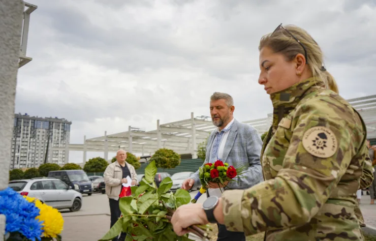 У Бучі відкрили меморіальну дошку Олександру Швецю
