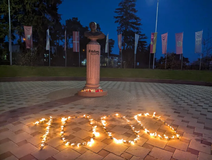 Меморіальний захід у Бучі: 1000 днів війни, боротьби, віри (Фото, відео)