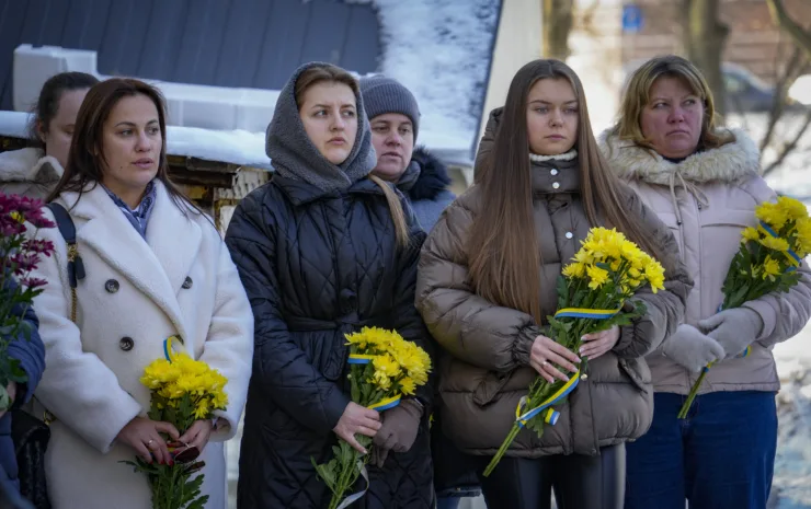 Меморіальна дошка на честь Леоніда Лавренчука - почесного громадянина міста Буча