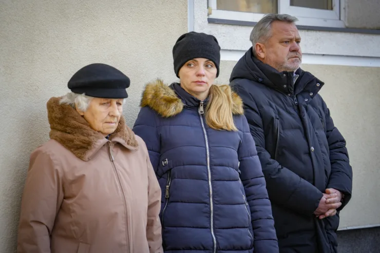 Меморіальна дошка на честь Леоніда Лавренчука - почесного громадянина міста Буча