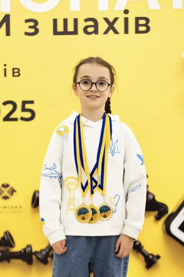 9-річна бучанка – чемпіонка України з шахів: шлях від аматора до професіонала