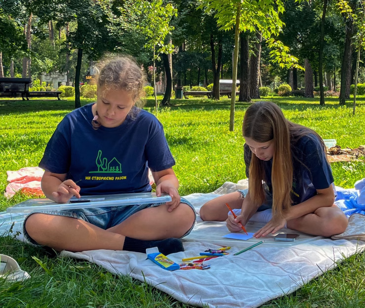 У Бучі триває будівництво Bucha Forest Classroom