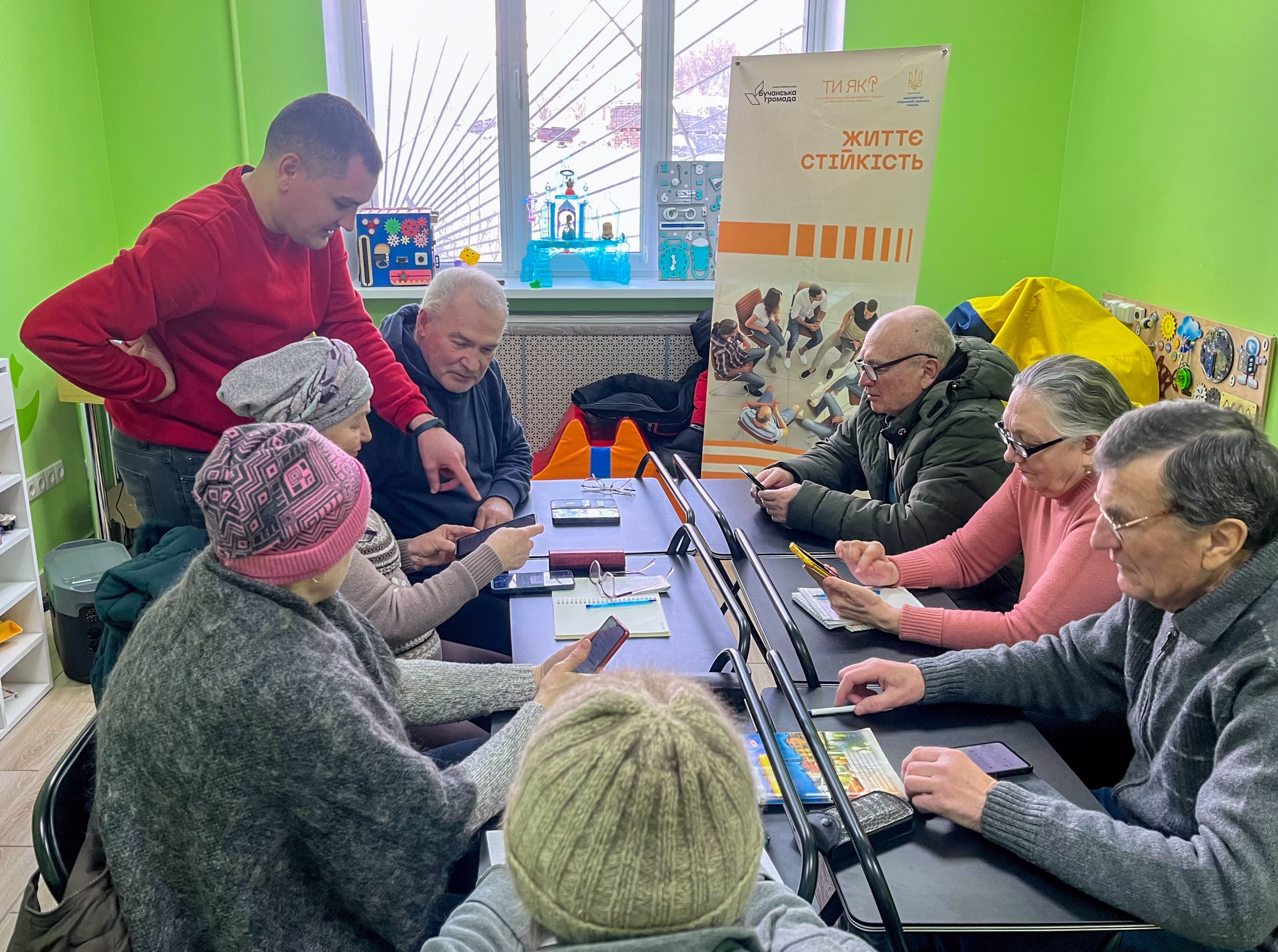 Інформаційна стресостійкість: простір підтримки для людей старшого віку в Бучі